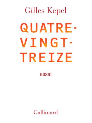 cover image of Quatre-vingt-treize